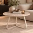 PTMD Salontafel Kae Beige marmer rond S