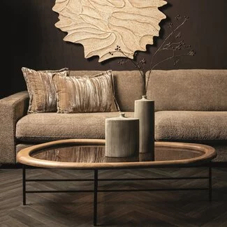 PTMD Salontafel Neelix Natural rubberwood organic L