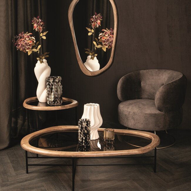 PTMD Salontafel Neelix Natural rubberwood organic L
