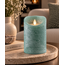 PTMD LED Licht Kaars groen blauw met beweegbare vlam L