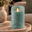 PTMD LED Licht Kaars groen blauw met beweegbare vlam L