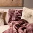 PTMD Kussen Linde Burgundy faux fur square S