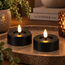 Countryfield Maxi theelicht Ø6,7CM LED Patio set van 2 zwart