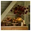 Countryfield Dinerkaars Rustiek Led Lyon set van 2 bruin 12.5 cm