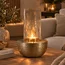 Countryfield Theelicht Arlette XL geborsteld goud