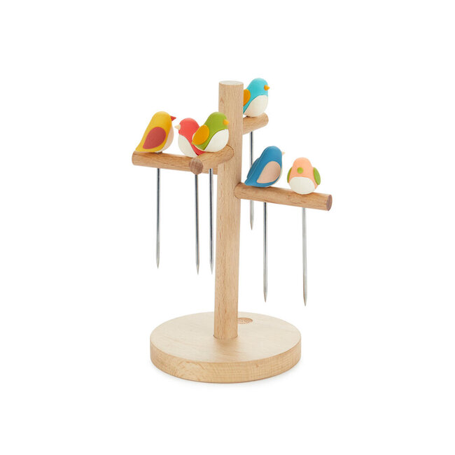 Balvi Snackvorkjes Birdie set van 6