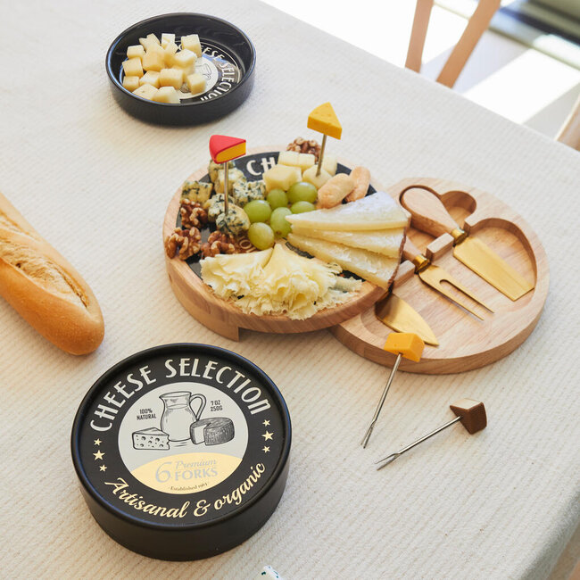 Balvi Snackvorkjes Cheese Selection – Set van 6 Kaasvorkjes