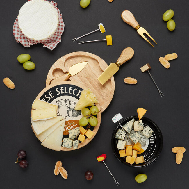 Balvi Snackvorkjes Cheese Selection – Set van 6 Kaasvorkjes