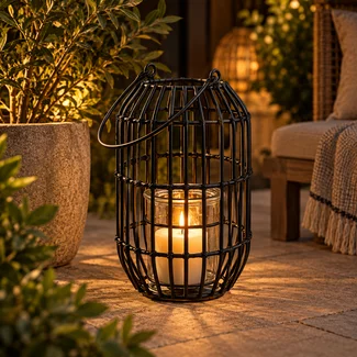 Countryfield Windlicht Kalita M zwart