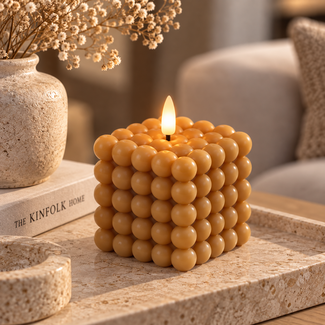 Countryfield LED Kaars Lyon bolletjes amber L