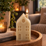 Countryfield Huis kaars LED Lyon L beige