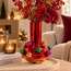Countryfield Vaas Glamour L rood-L28B28H35,5CM