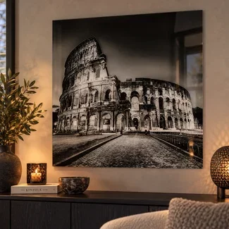 Countryfield Schilderij Colosseum Dumas zwart/wit