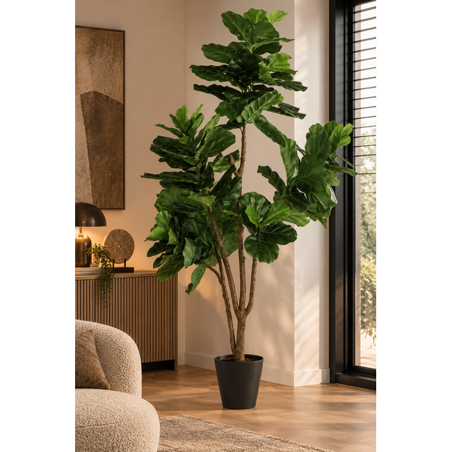 Countryfield Countryfield Kunstplant Ficus lyrata groen - Diverse afmetingen