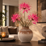 Countryfield Kunstbloem Lycoris donkerroze - L 12 x B 8 x H 94 CM