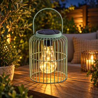 Countryfield Hanglamp LED solar Arli S hoog groen