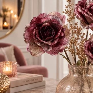 Countryfield Kunstbloem Rosa roze
