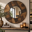 Countryfield Countryfield Spiegel Kristof - Hout met metalen rand - 100 cm