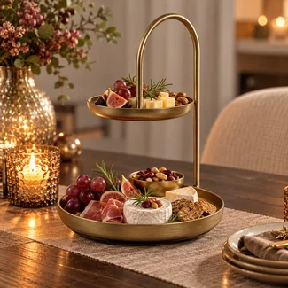 Countryfield Etagere Perks S Messing