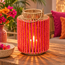 Countryfield Windlicht Bea S fuchsia/oranje