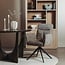 Tower Living Varzo Armstoel - Toro 45 mocca (draaibaar) -  Frame Anodic brown