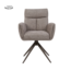 Tower Living Varzo Armstoel - Toro 45 mocca (draaibaar) -  Frame Anodic brown