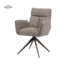 Tower Living Varzo Armstoel - Toro 45 mocca (draaibaar) -  Frame Anodic brown
