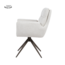 Tower Living Varzo Armstoel - Toro 25 cream (draaibaar) - Frame anodic frame