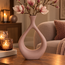 Countryfield Vaas Laine S oud roze 34 cm hoog