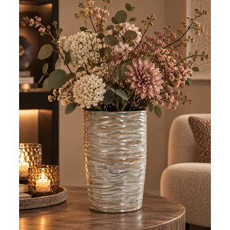 Countryfield Vaas Jeske S parelmoer - 28 x 28 x 42,5 cm