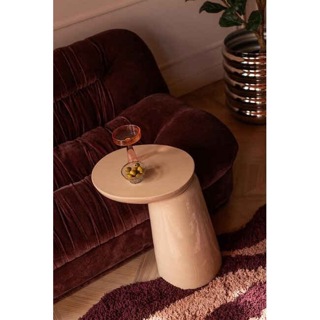 By Boo Bijzettafel Muse - old pink