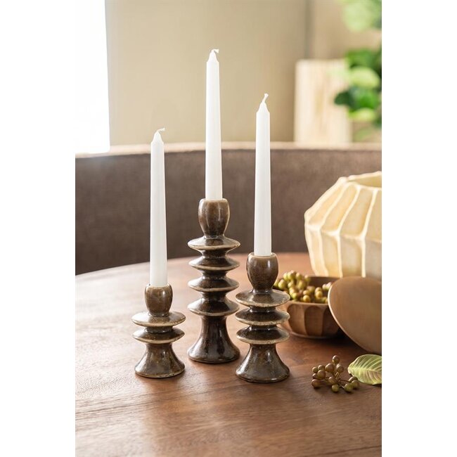 By Boo Kandelaren Cimba - set van 3 - bruin