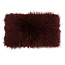 By Boo Kussen rechthoekig Fauxi - donker rood