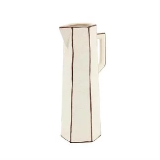 By Boo Vaas Facet 2 Off White 39,5 cm