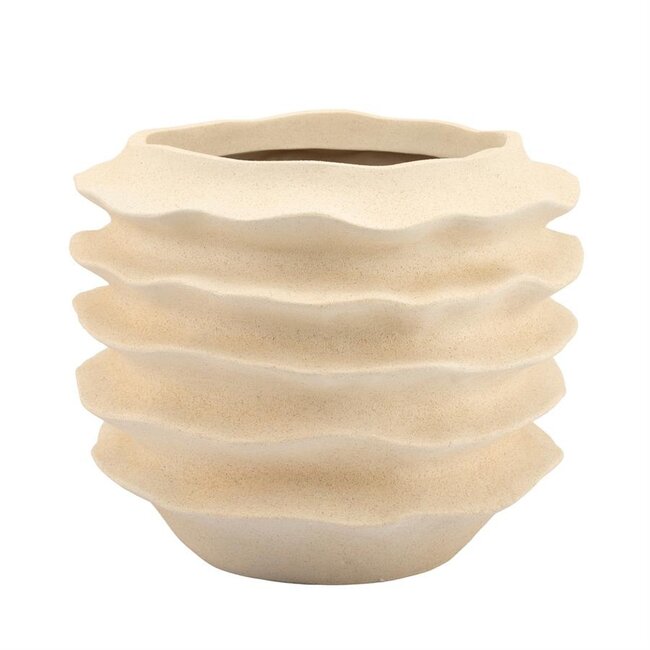 By Boo Pot Riva Groot Naturel 53x45 cm
