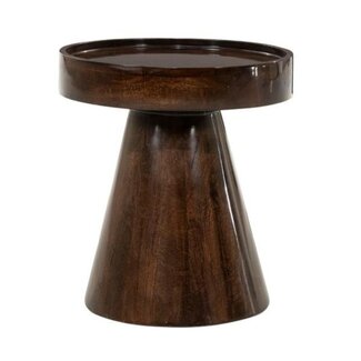 By Boo Bijzettafel Eclat Bruin Mangohout Ø40 cm