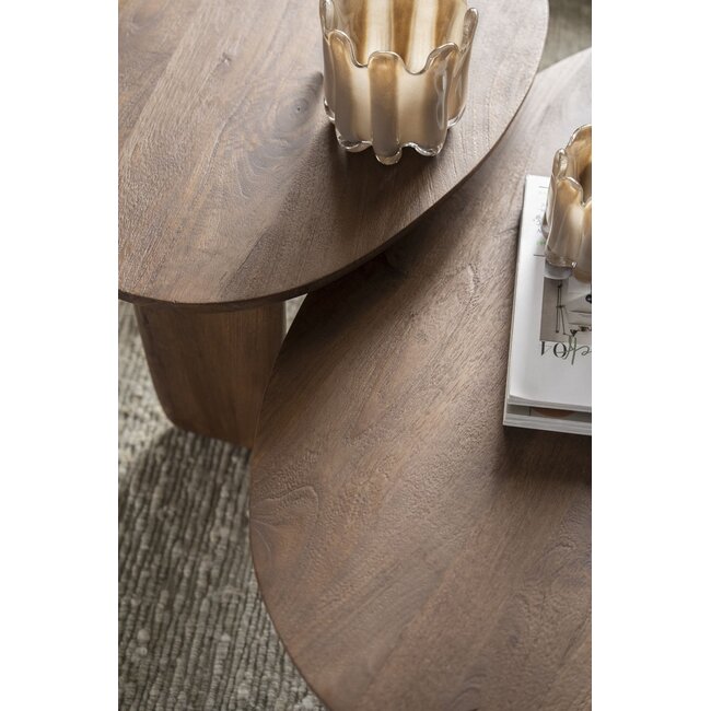 Eleonora Salontafel Maud large - lichtbruin