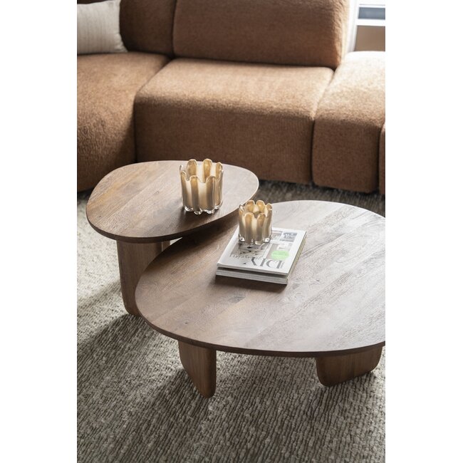 Eleonora Salontafel Maud large - lichtbruin