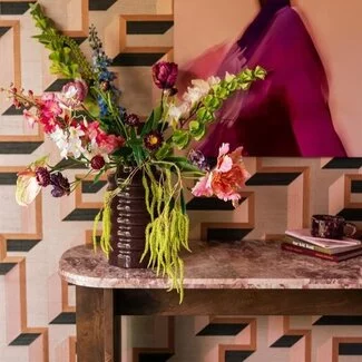 By Boo Pot Fleur - donker rood / bruin