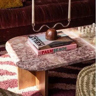 By Boo Salontafel Haussmann Marmer 120 cm