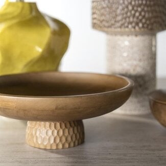 By Boo Schaal Hina Groot Bruin Mangohout 32 cm