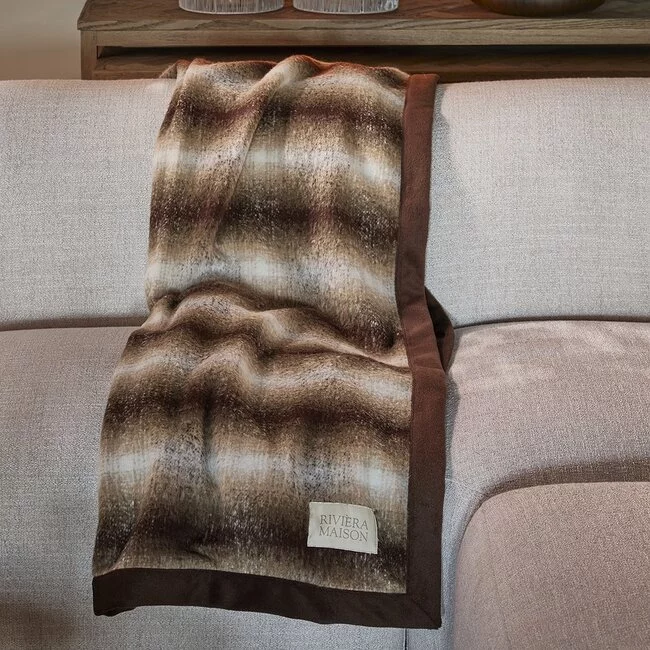 Riviera Maison Plaid Arden 180 x 130 cm
