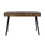 WoonStijl Haltafel / kaptafel Curve 3 lades Acacia Bruin.