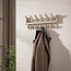 WoonStijl Kapstok Tubo 2x6 haken Beige