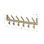 WoonStijl Kapstok Tubo 2x6 haken Beige