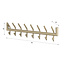 WoonStijl Kapstok Tubo 2x8 haken Beige