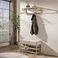 WoonStijl Kapstok Tubo 7 haken Drift beige