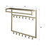 WoonStijl Kapstok Tubo hoog 2x7 haken Beige