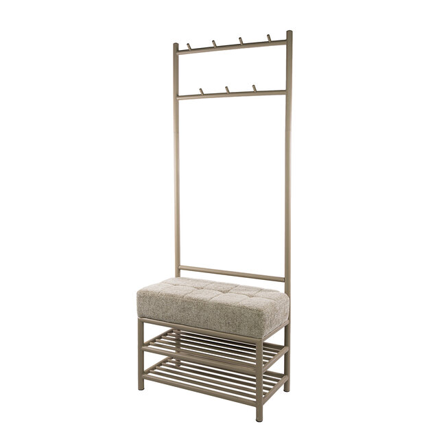 WoonStijl Garderobebank Luno 70cm Beige