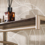 WoonStijl Kapstok Terra hoog roede en hoedenplank 3x7 haken Beige